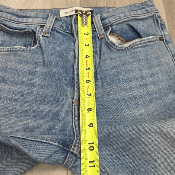 Denim Forum Light Blue Straight Leg Jeans - Picture 6 of 15